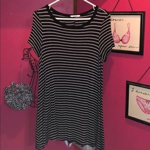 Striped T-Shirt Dress